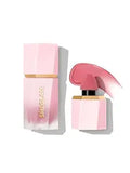 SHEGLAM Color Bloom Liquid Blush Love Cake with matte finish for rosy cheeks.