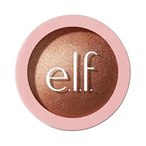 e.l.f. Halo Glow Silky Powder Highlighter in Coppertunist with luminous shimmer finish.