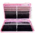 HBZGTLAD fairy manga lash book with 80D-160D cluster lashes, bottom lashes and spike accents for dramatic anime-inspired looks.