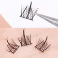 A-type manga eyelash clusters for DIY lash extensions, natural wispy individual lashes for cosplay and everyday wear.