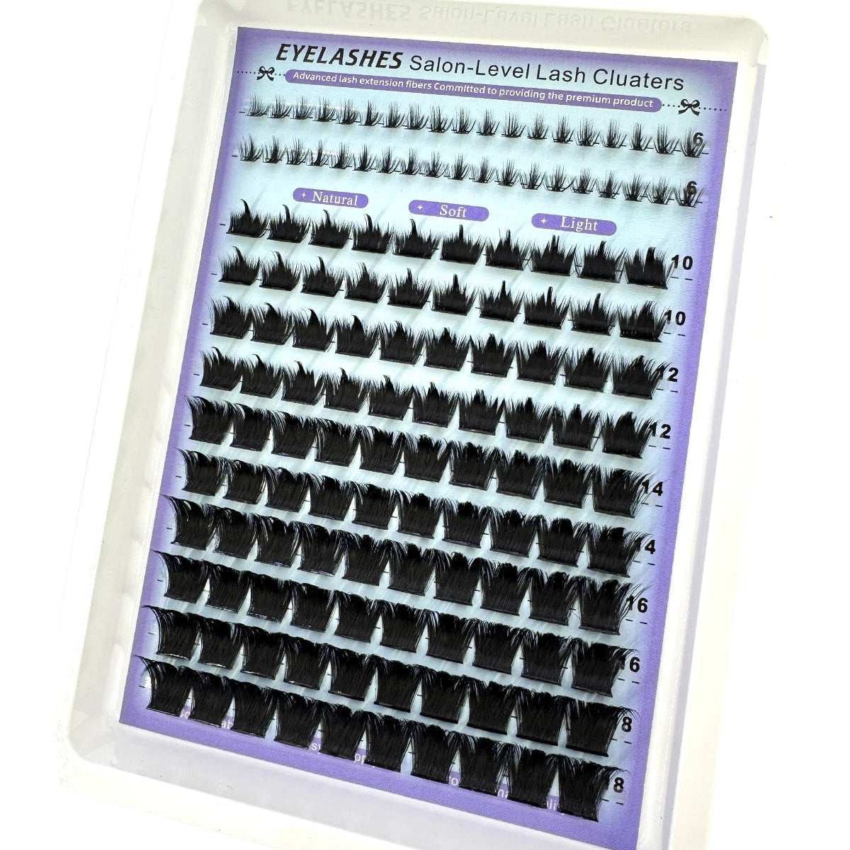 Wispy Manga Lash Clusters 10-18mm Spiky Anime Fairy Lashes