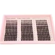 HBZGTLAD wispy manga lash clusters with fluffy fairy-style individual lashes for anime-inspired and cosplay eyelash extensions